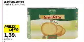 Ipercoop Buitoni Fette biscottate offerta