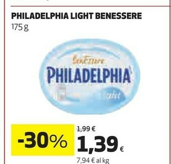 Ipercoop Philadelphia Formaggio spalmabile offerta