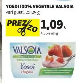 Ipercoop Valsoia Yogurt offerta