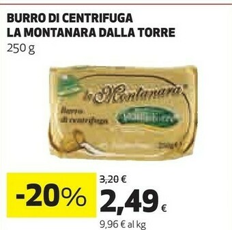 Ipercoop Dalla torre Burro offerta