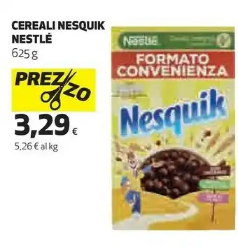 Ipercoop Nesquik Cereali offerta