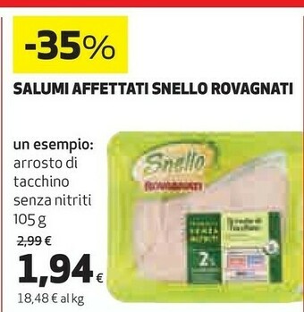 Ipercoop Rovagnati Salumi offerta