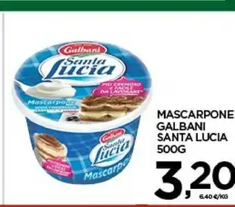 Interspar Galbani Mascarpone Santa Lucia 500 G(ml) offerta