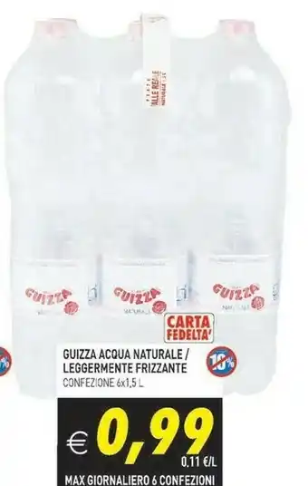 Iperfamily Guizza Acqua Naturale offerta