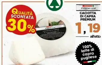 Interspar Despar Caciotta Di Capra Premium offerta