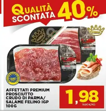 Interspar Parma Affettati Premium Prosciutto Crudo Di Parma/ Salame Felino Igp offerta