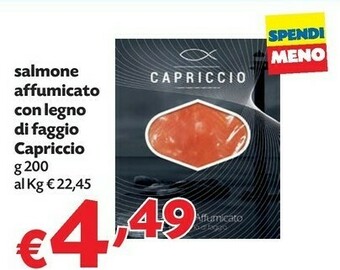 Capriccio Salmone Affumicato Con Legno Di Faggio