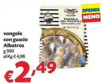 Pam Albatros Vongole Con Guscio offerta