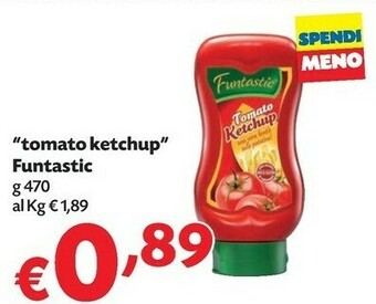 Pam Funtastic Tomato Ketchup 470 G(ml) offerta