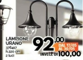 Orizzonte Lampione Urano offerta