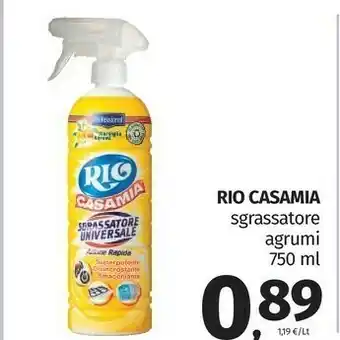 Pam Rio Casamia Sgrassatore Agrumi 750 Ml offerta