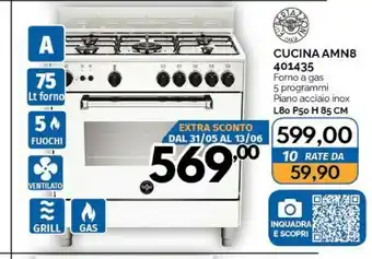 Orizzonte Bertazzoni La Germania Cucina Amn8401435 offerta
