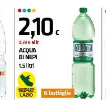 Superconti Acqua di nepi Acqua offerta