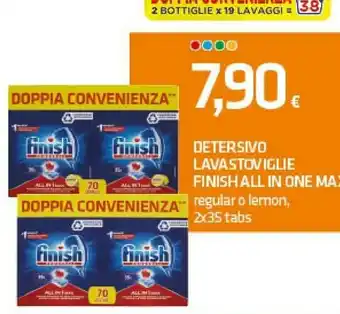 Finish Detersivo Lavastoviglie All In One Max