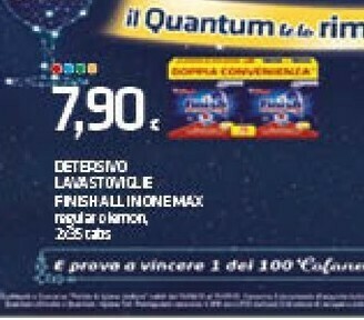 Superconti Finish Detersivo Lavastoviglie All In One Max offerta