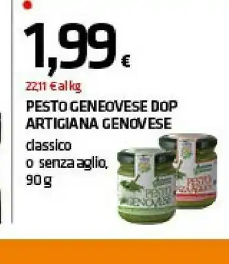 Superconti Artigiana genovese Pesto Genovese DOP offerta