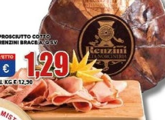 Vivo Supermercati Renzini Prosciutto cotto offerta