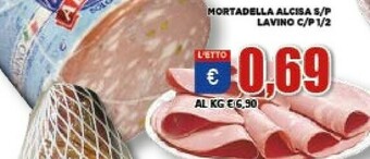 Vivo Supermercati Alcisa Mortadella offerta