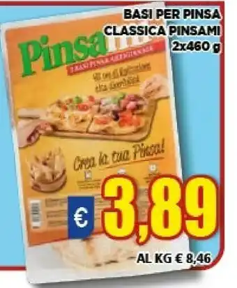 Vivo Supermercati Pinsami Pizza surgelata offerta