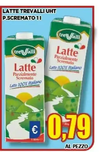 Vivo Supermercati Trevalli Latte parzialmente scremato offerta