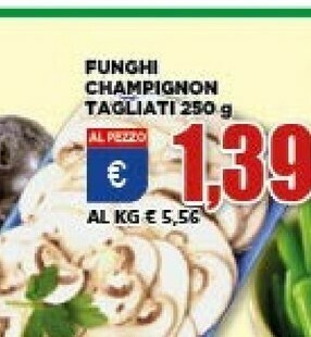 Vivo Supermercati Funghi champignon offerta