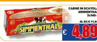 Vivo Supermercati Simmenthal Carne in scatola offerta
