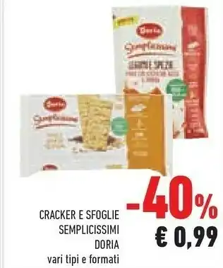 Conad Superstore Doria Crackers Salati offerta