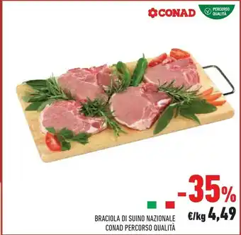 Conad Superstore Braciola Di Suino Nazionale offerta