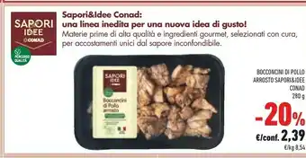 Conad Superstore Bocconcini Di Pollo Arrosto offerta