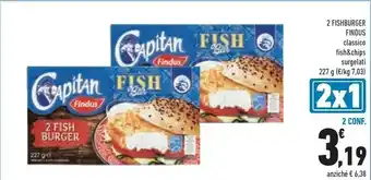 Conad Superstore Findus Fish Burger Capitan 227 G(ml) offerta