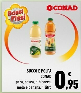 Conad City Conad - Succo E Polpa Di Albicocca 1000 G(ml) offerta