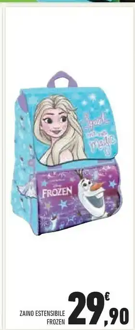 Zaino Estensibile Frozen
