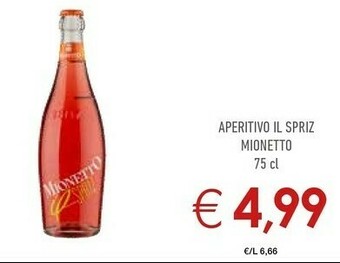Conad Mionetto Aperitivo Il Spriz 75 Cl offerta