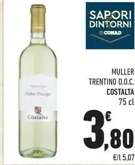 Costalta Muller Trentino DOC