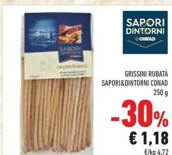 Conad Conad - Grissini Rubatà Sapori E Dintorni 250 G(ml) offerta