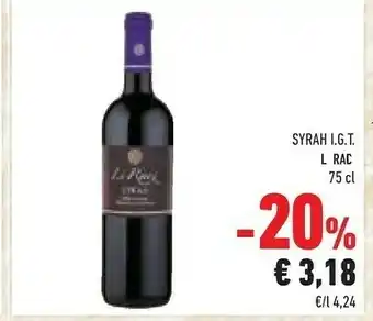 Conad L Rac Syrah IGT offerta
