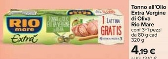 Carrefour Rio Mare Tonno Rio mare offerta