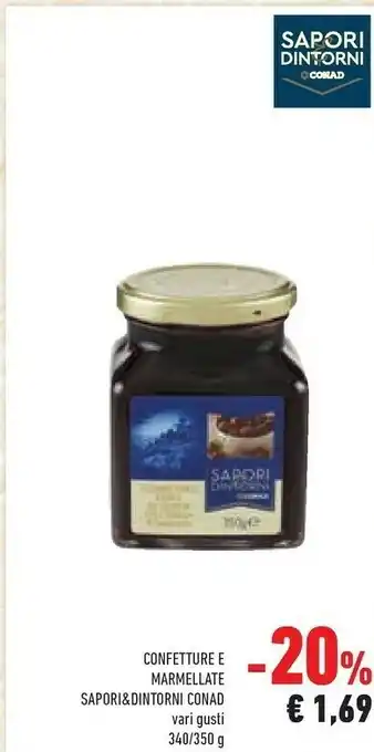 Conad Sapori & Dintorni Conad Confetture E Marmellate offerta
