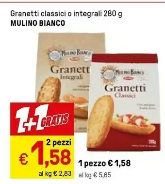 Iper La Grande Mulino Bianco Granetti Integrali 280 G(ml) offerta