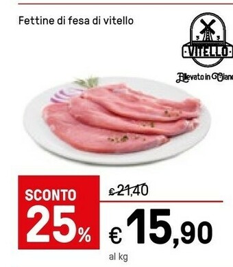 Iper La Grande Fettine Di Fesa Di Vitello offerta