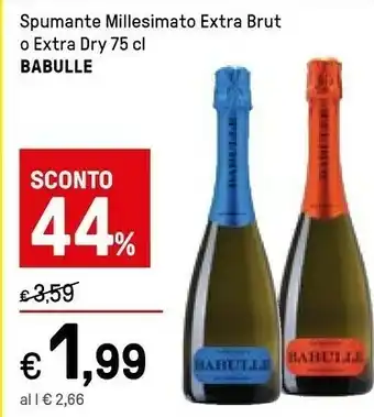 Iper La Grande Babulle Spumante Millesimato Extra Brut / Extra Dry offerta