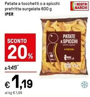 Iper La Grande Iper Patate A Tocchetti offerta