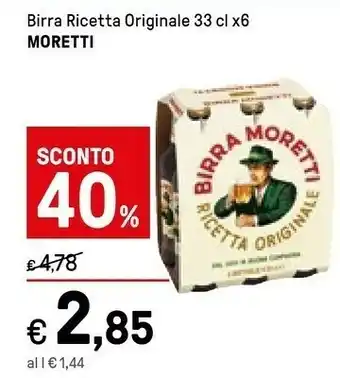 Iper La Grande Birra Moretti Birra Ricetta Originale offerta