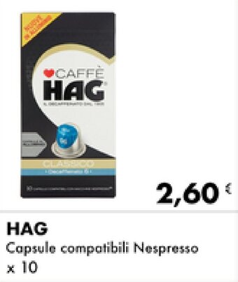Hag Capsule compatibili Nespresso x 10