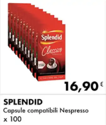 Iper Tosano Splendid Capsule compatibili Nespresso x 100 offerta
