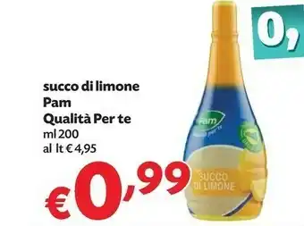 Pam Succo Di Limone Qualita Per Te