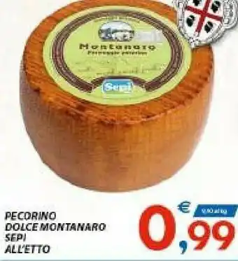 Vivo Supermercati Montanaro Pecorino offerta