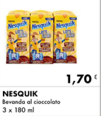 Nesquik Bevanda al cioccolato 3 x 180 ml
