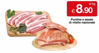 Sì con te Superstore Puntine e asado di vitello nazionale offerta