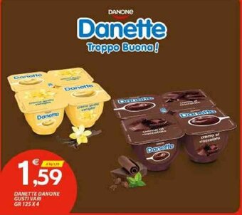 Danette Danone Gusti Vari gr 125 x 4